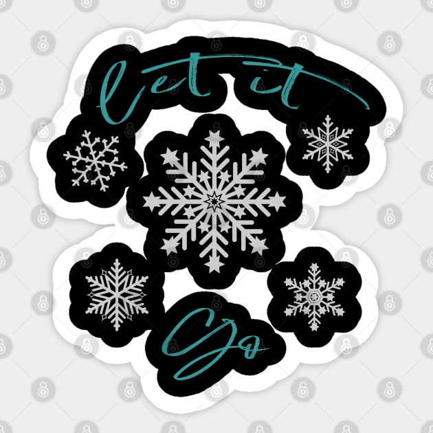 let it go Sticker by S-Log